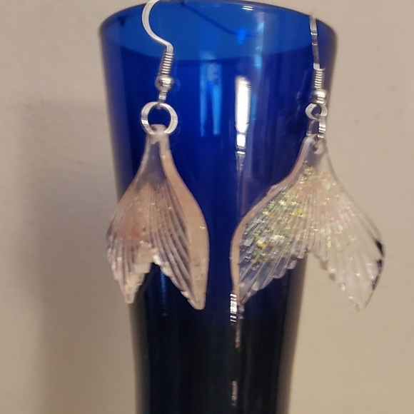 Sparkly Mermaid Tails Earrings - Picture 5 of 8